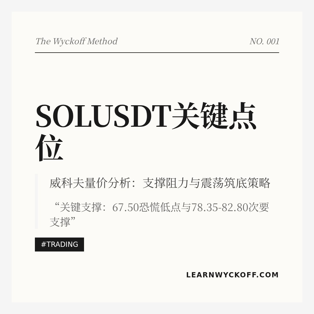 20260307 SOLUSDT 行情数据复盘报告（基于威科夫量价视角）