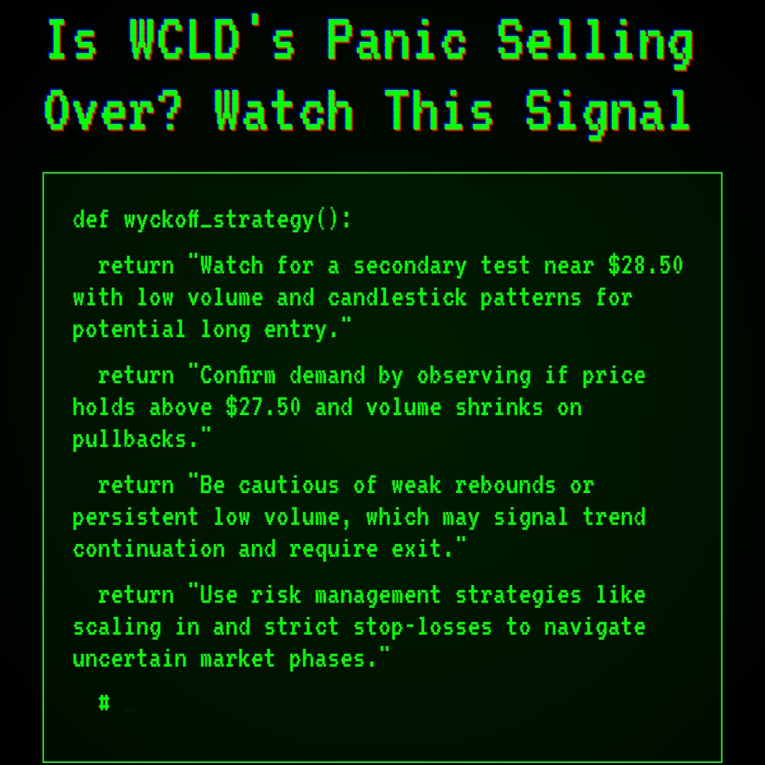 20260206 WCLD Market Data Review Report (Based on Wyckoff Volume-Price Perspective)