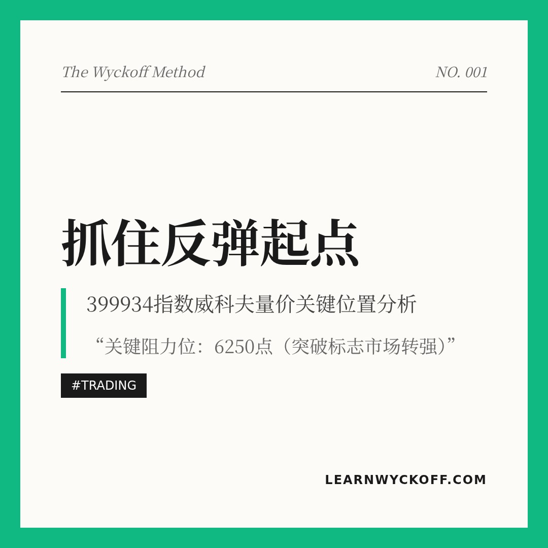 20260129 399934 行情数据复盘报告（基于威科夫量价视角）