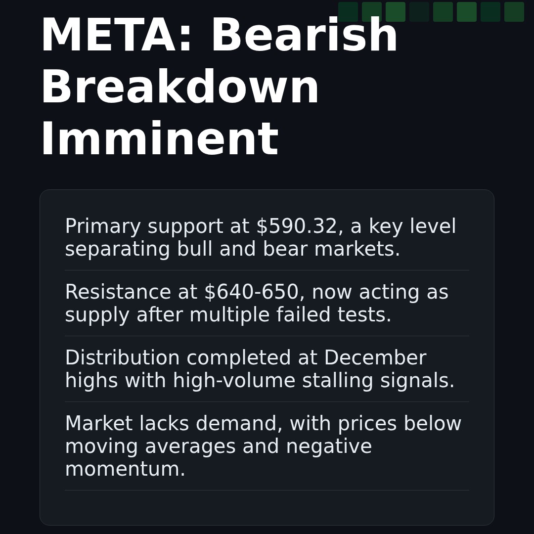 20260108 META Market Data Review Report (Based on Wyckoff Volume-Price Perspective)
