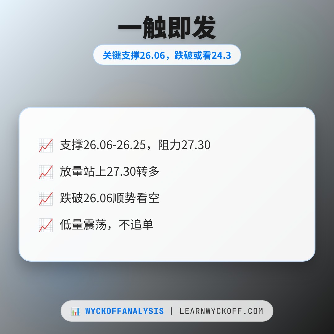 20260826 KWEB 行情数据复盘报告（基于威科夫量价视角）