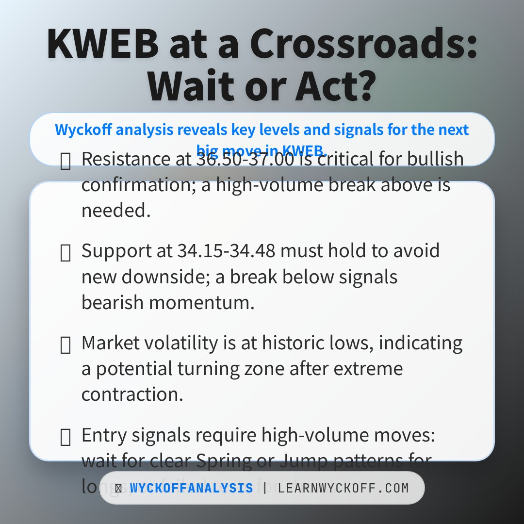 20251229 KWEB Market Data Review Report (Based on Wyckoff Volume-Price Perspective)