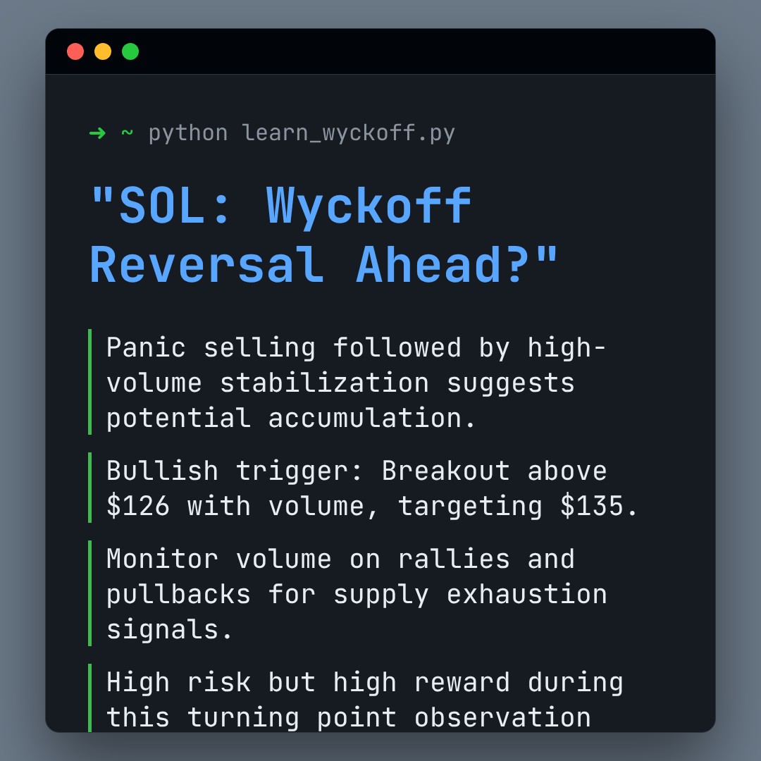 20260130 SOLUSDT Market Data Review Report (Based on Wyckoff Volume-Price Perspective)