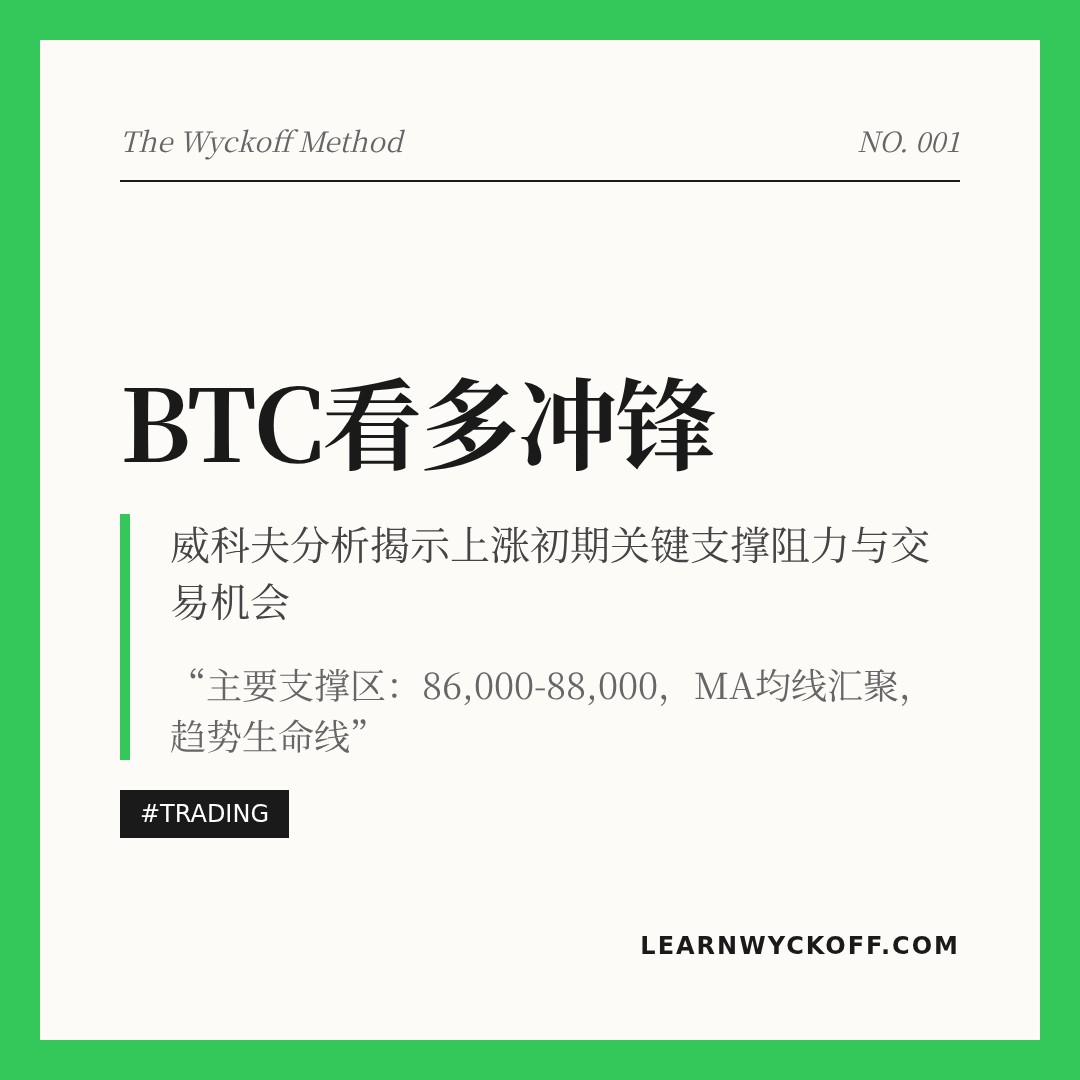 20260117 BTCUSDT 行情数据复盘报告（基于威科夫量价视角）