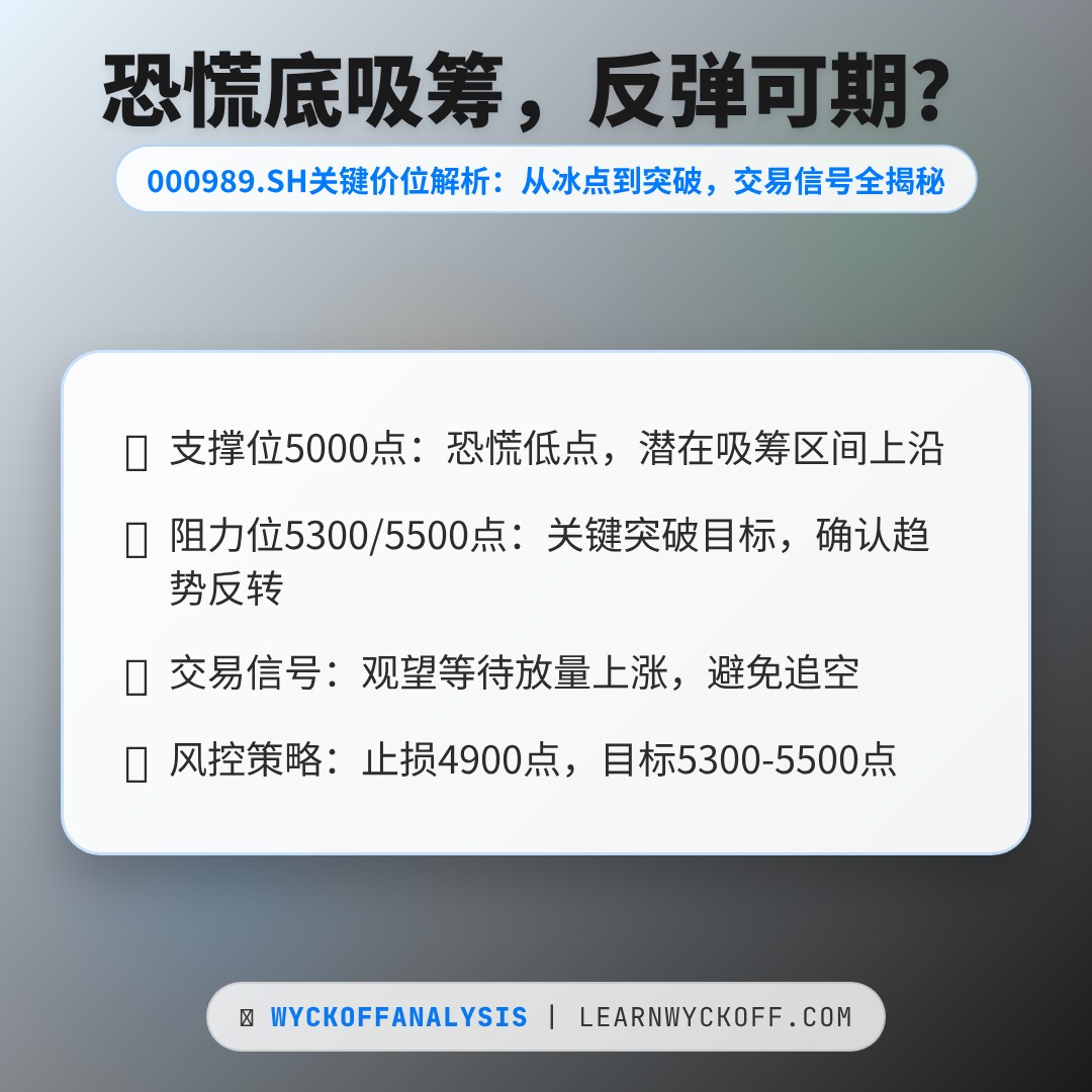 20260327 000989.SH 行情数据复盘报告（基于威科夫量价视角）