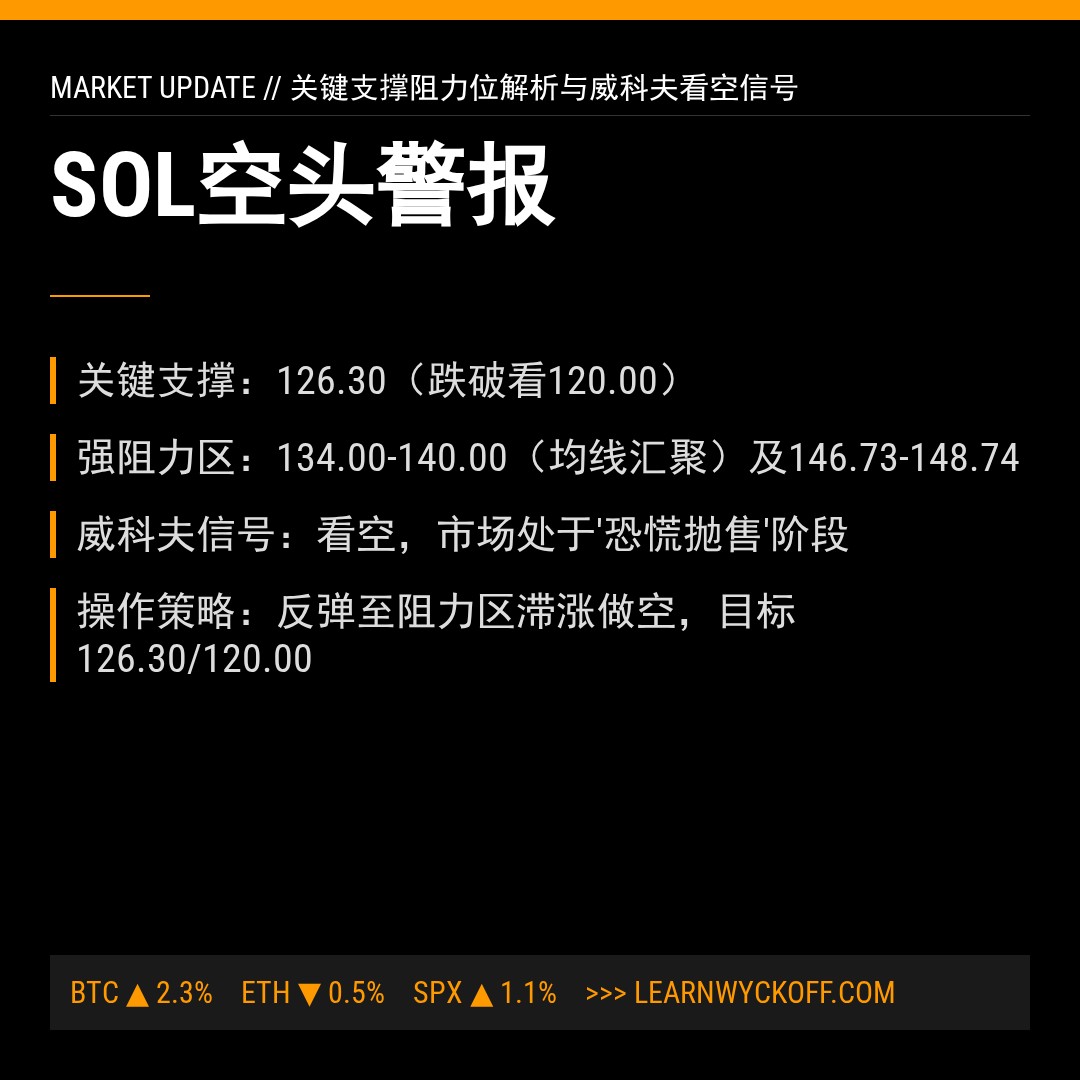 20260120 SOLUSDT 行情数据复盘报告（基于威科夫量价视角）