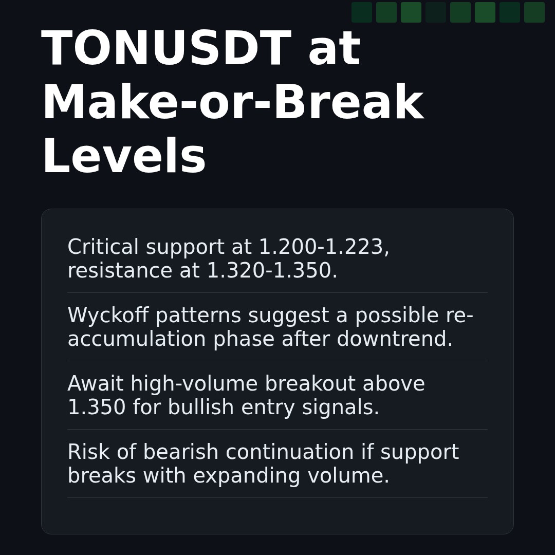 20260331 TONUSDT Market Data Review Report (Based on Wyckoff Volume-Price Perspective)