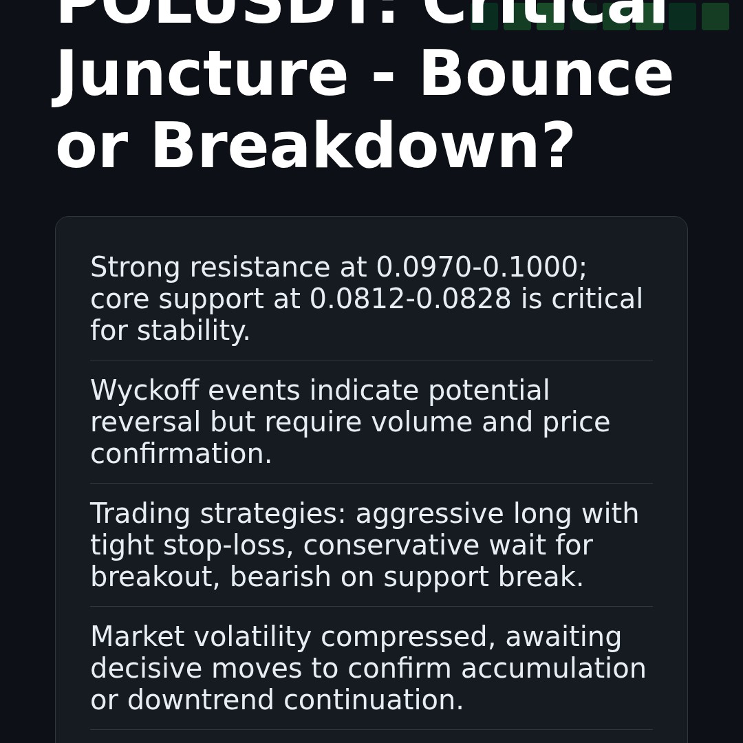 20260414 POLUSDT Market Data Review Report (Based on Wyckoff Volume-Price Perspective)