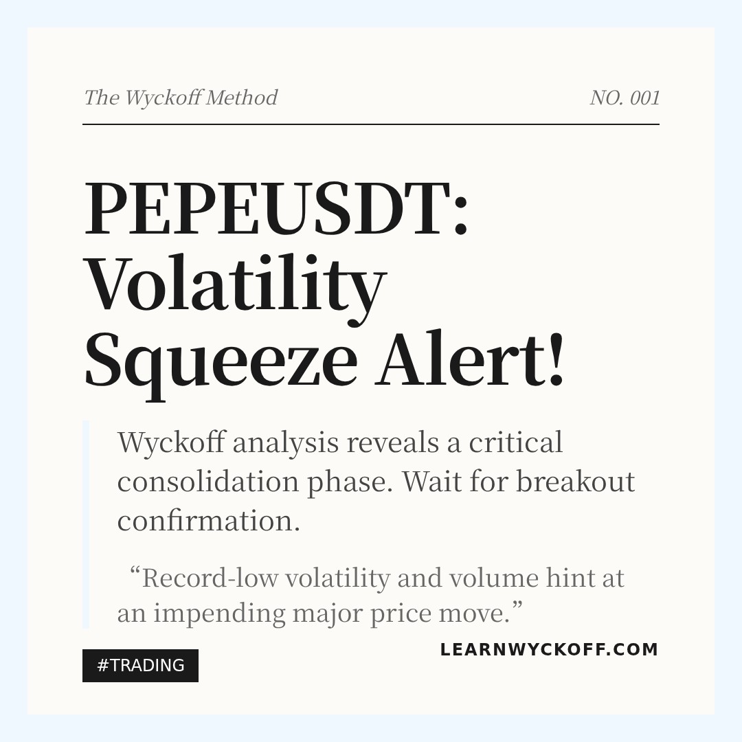 20260403 PEPEUSDT Market Data Review Report (Based on Wyckoff Volume-Price Perspective)