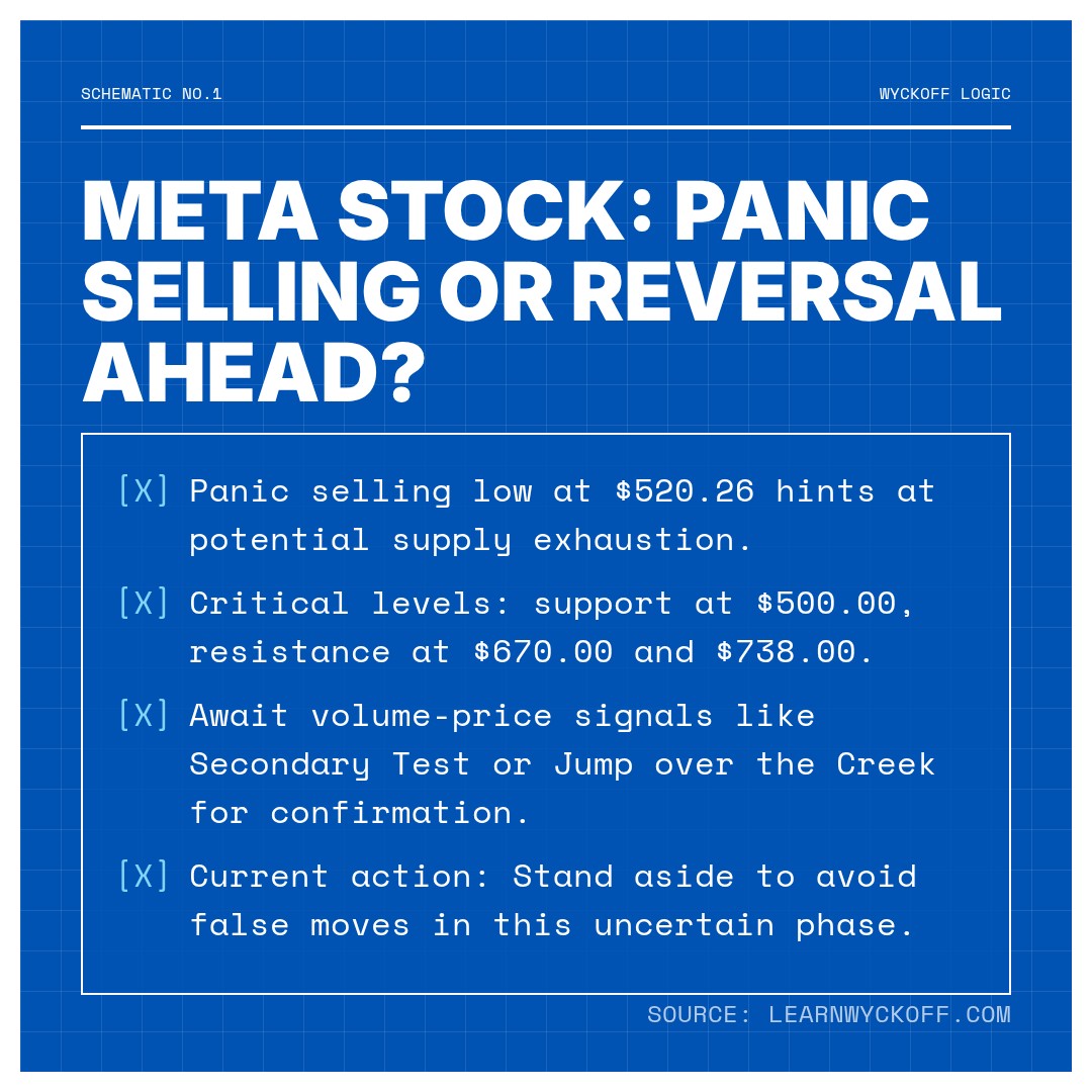 20260327 META Market Data Review Report (Based on Wyckoff Volume-Price Perspective)