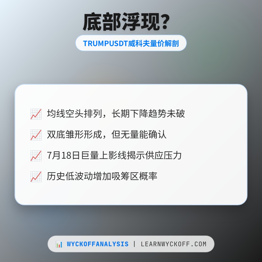 20260814 TRUMPUSDT 行情数据复盘报告（基于威科夫量价视角）