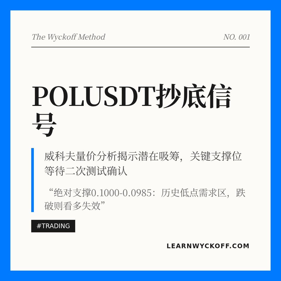 20260101 POLUSDT 行情数据复盘报告（基于威科夫量价视角）