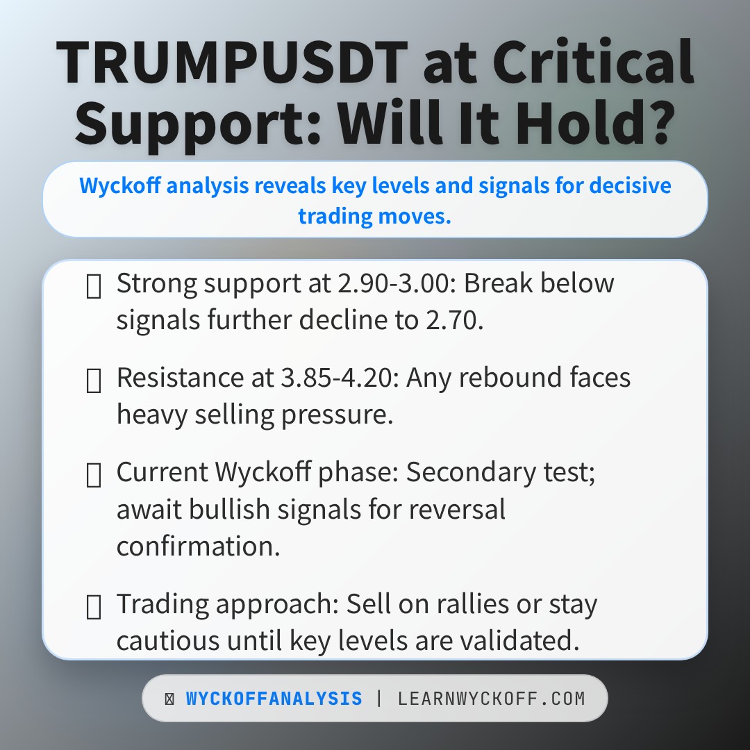 20260327 TRUMPUSDT Market Data Review Report (Based on Wyckoff Volume-Price Perspective)
