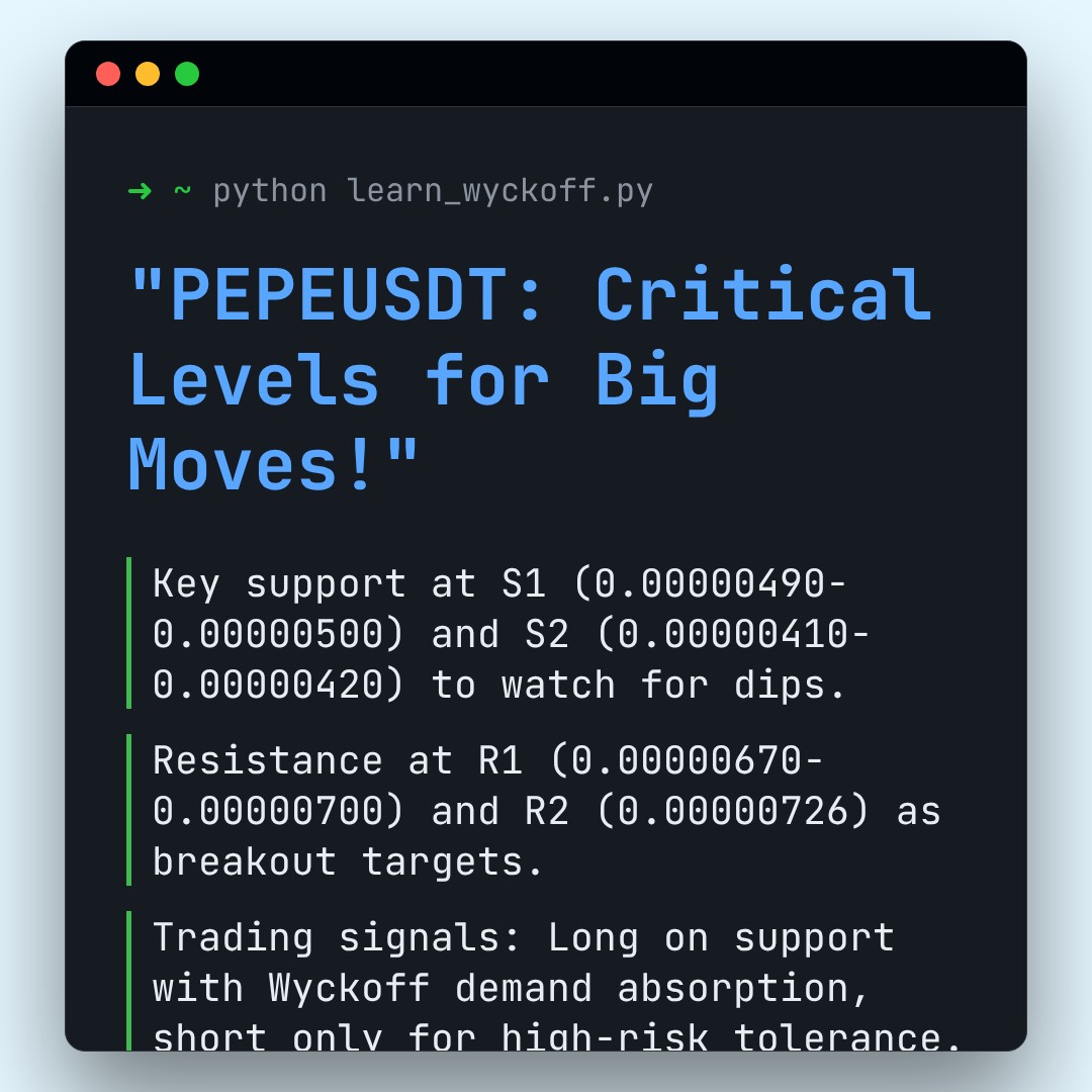 20260113 PEPEUSDT Market Data Review Report (Based on Wyckoff Volume-Price Perspective)