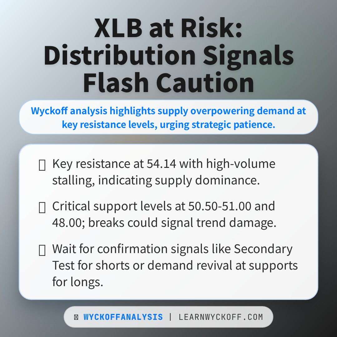 20260217 XLB Market Data Review Report (Based on Wyckoff Volume-Price Perspective)