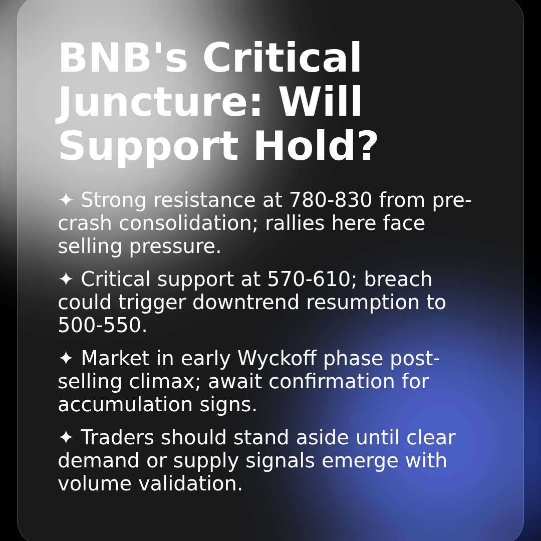 20260215 BNBUSDT Market Data Review Report (Based on Wyckoff Volume-Price Perspective)