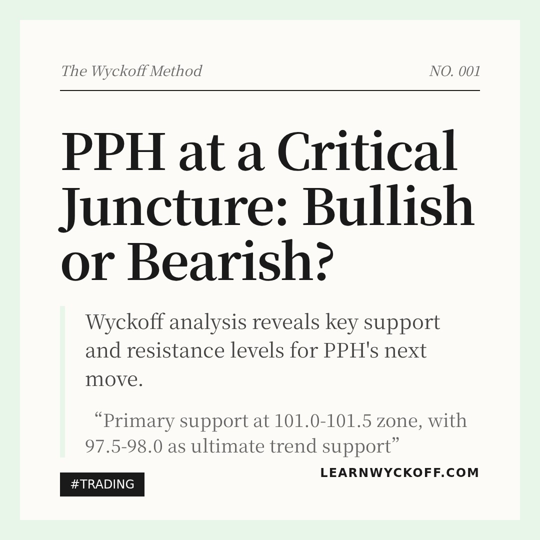20260112 PPH Market Data Review Report (Based on Wyckoff Volume-Price Perspective)