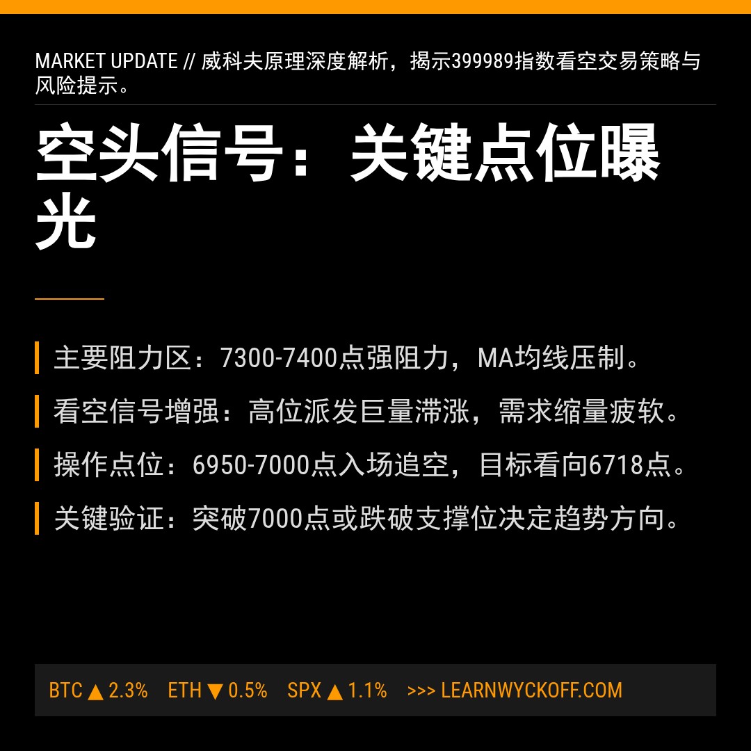 20251225 399989 行情数据复盘报告（基于威科夫量价视角）