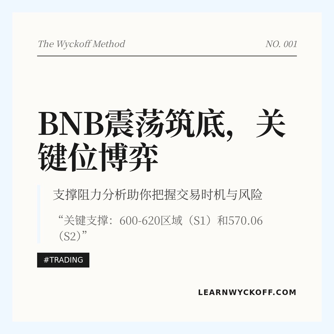 20260321 BNBUSDT 行情数据复盘报告（基于威科夫量价视角）