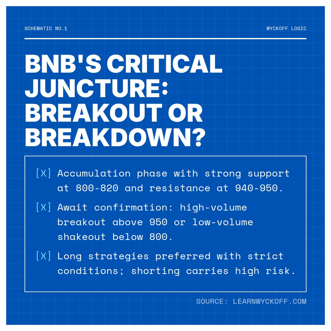 20260122 BNBUSDT Market Data Review Report (Based on Wyckoff Volume-Price Perspective)