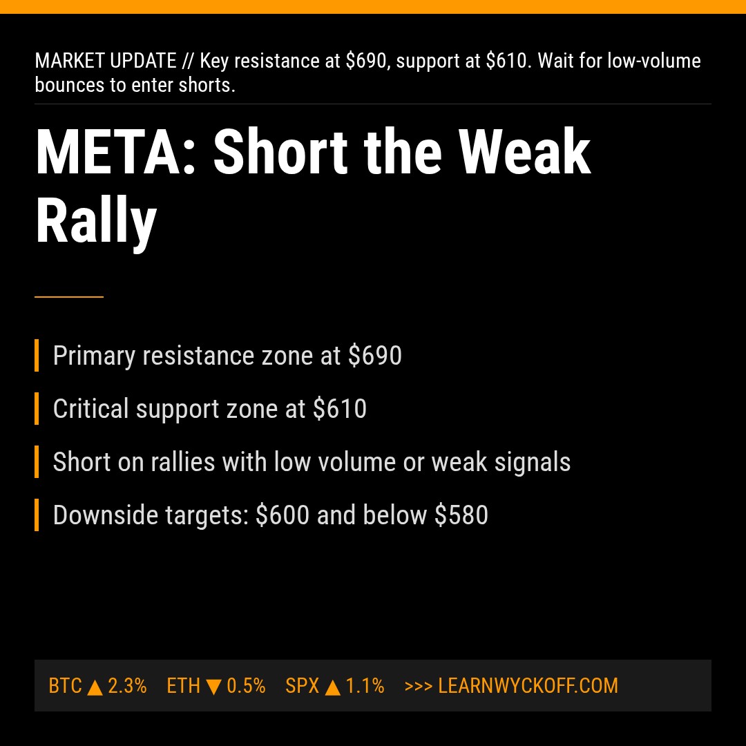 20260316 META Market Data Review Report (Based on Wyckoff Volume-Price Perspective)