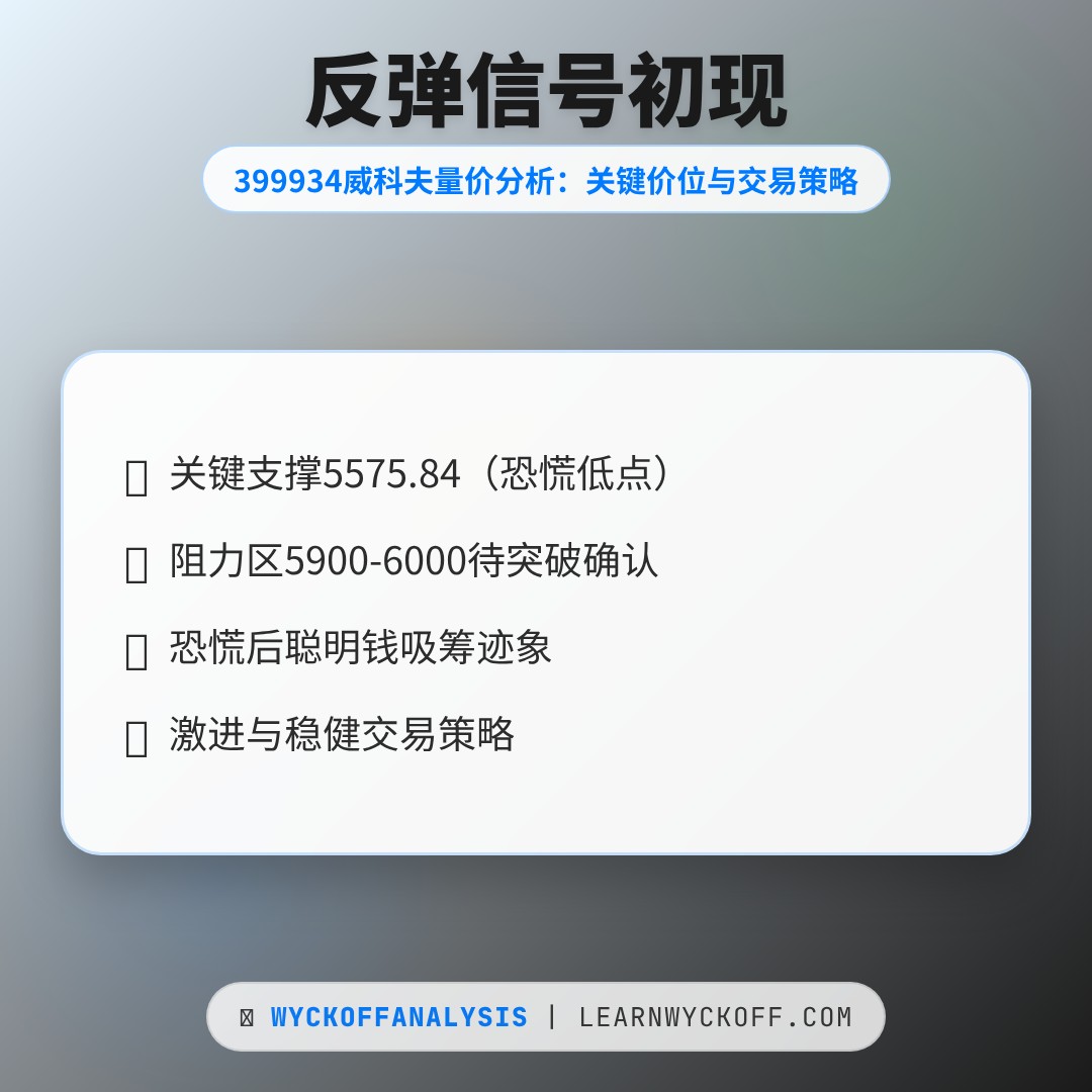 20260325 399934 行情数据复盘报告（基于威科夫量价视角）