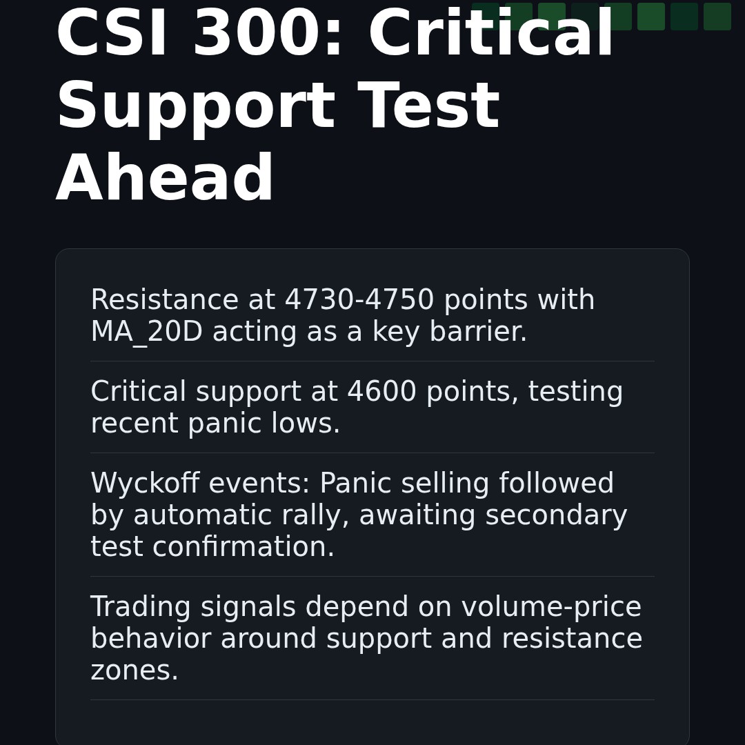 20260203 000300.SH Market Data Review Report (Based on Wyckoff Volume-Price Perspective)