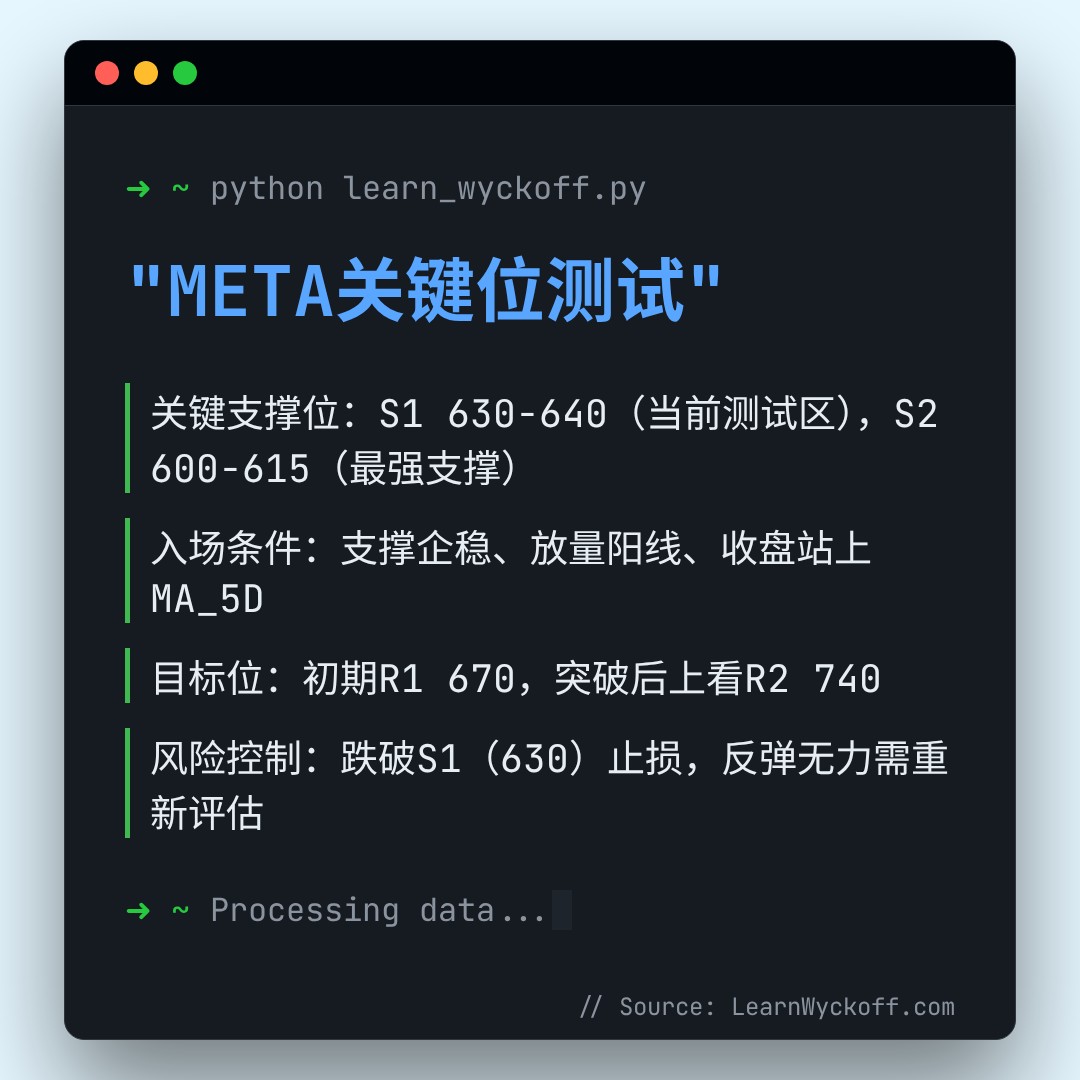 20260312 META 行情数据复盘报告（基于威科夫量价视角）