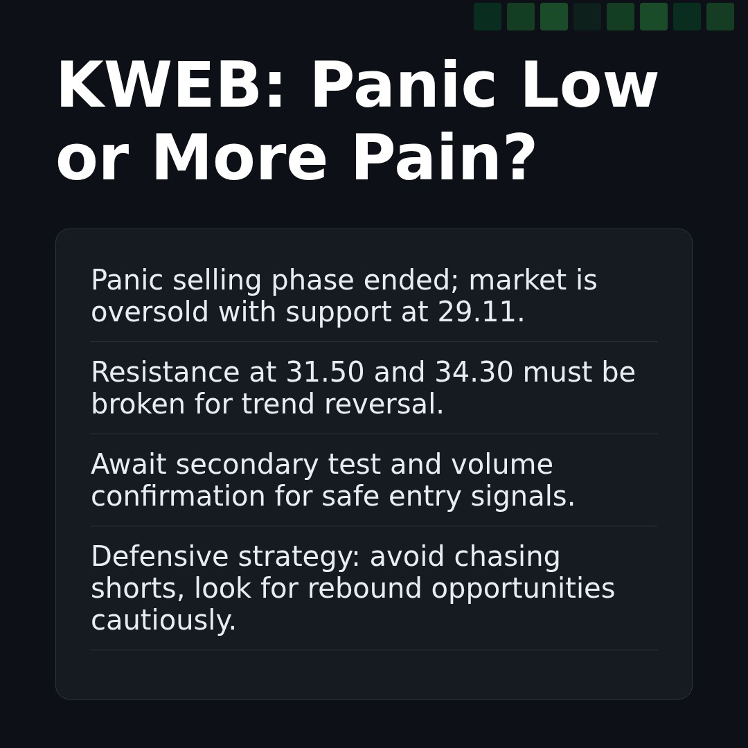 20260303 KWEB Market Data Review Report (Based on Wyckoff Volume-Price Perspective)
