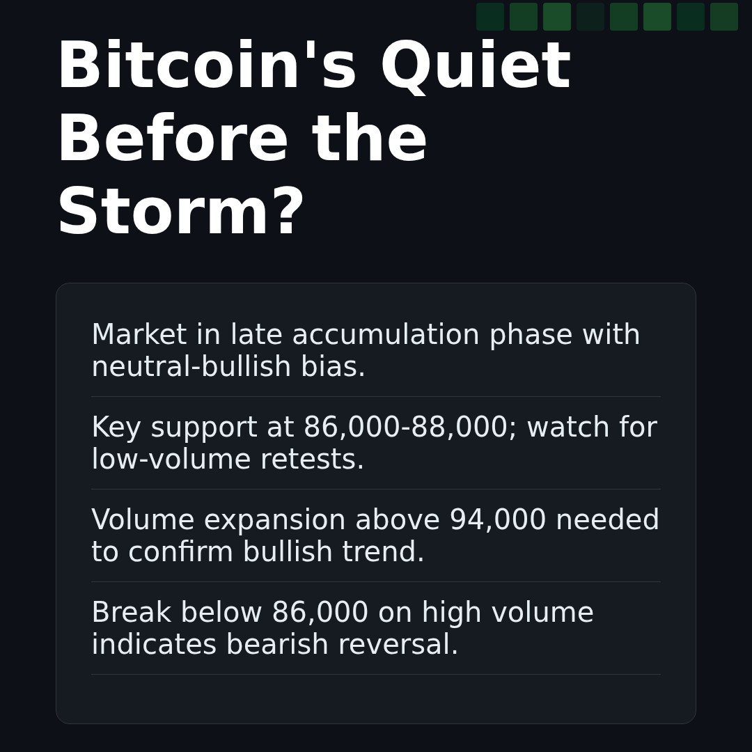20260110 BTCUSDT Market Data Review Report (Based on Wyckoff Volume-Price Perspective)