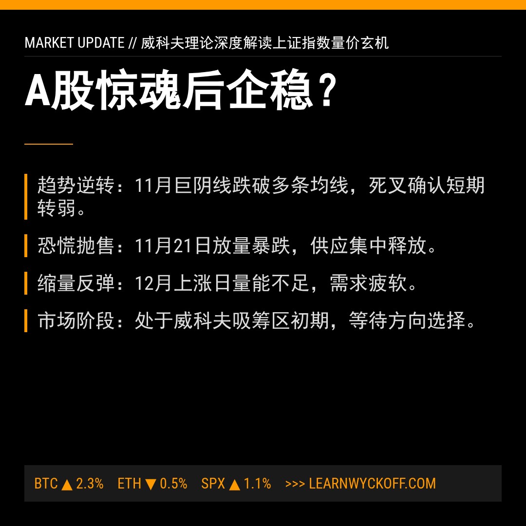 20251230 000001.SH 行情数据复盘报告（基于威科夫量价视角）