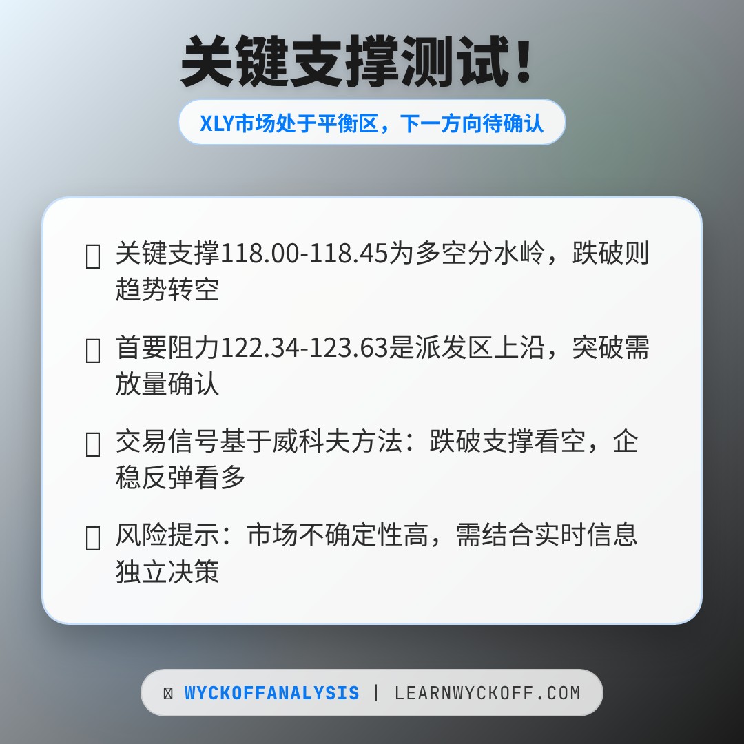 20251229 XLY 行情数据复盘报告（基于威科夫量价视角）