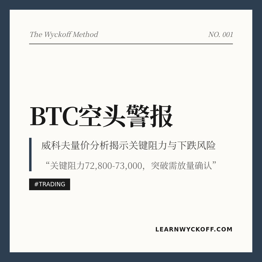 20260408 BTCUSDT 行情数据复盘报告（基于威科夫量价视角）
