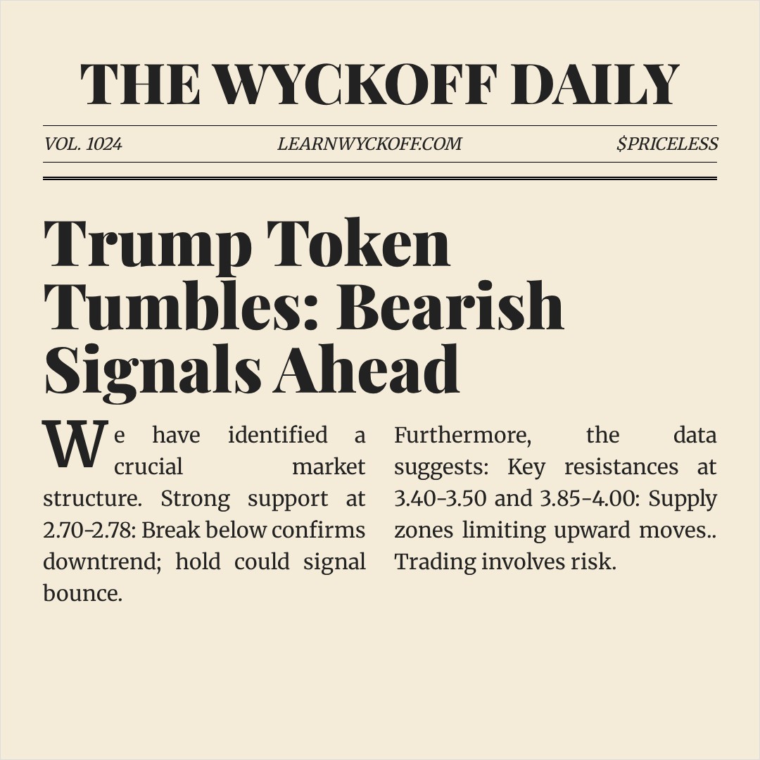 20260407 TRUMPUSDT Market Data Review Report (Based on Wyckoff Volume-Price Perspective)