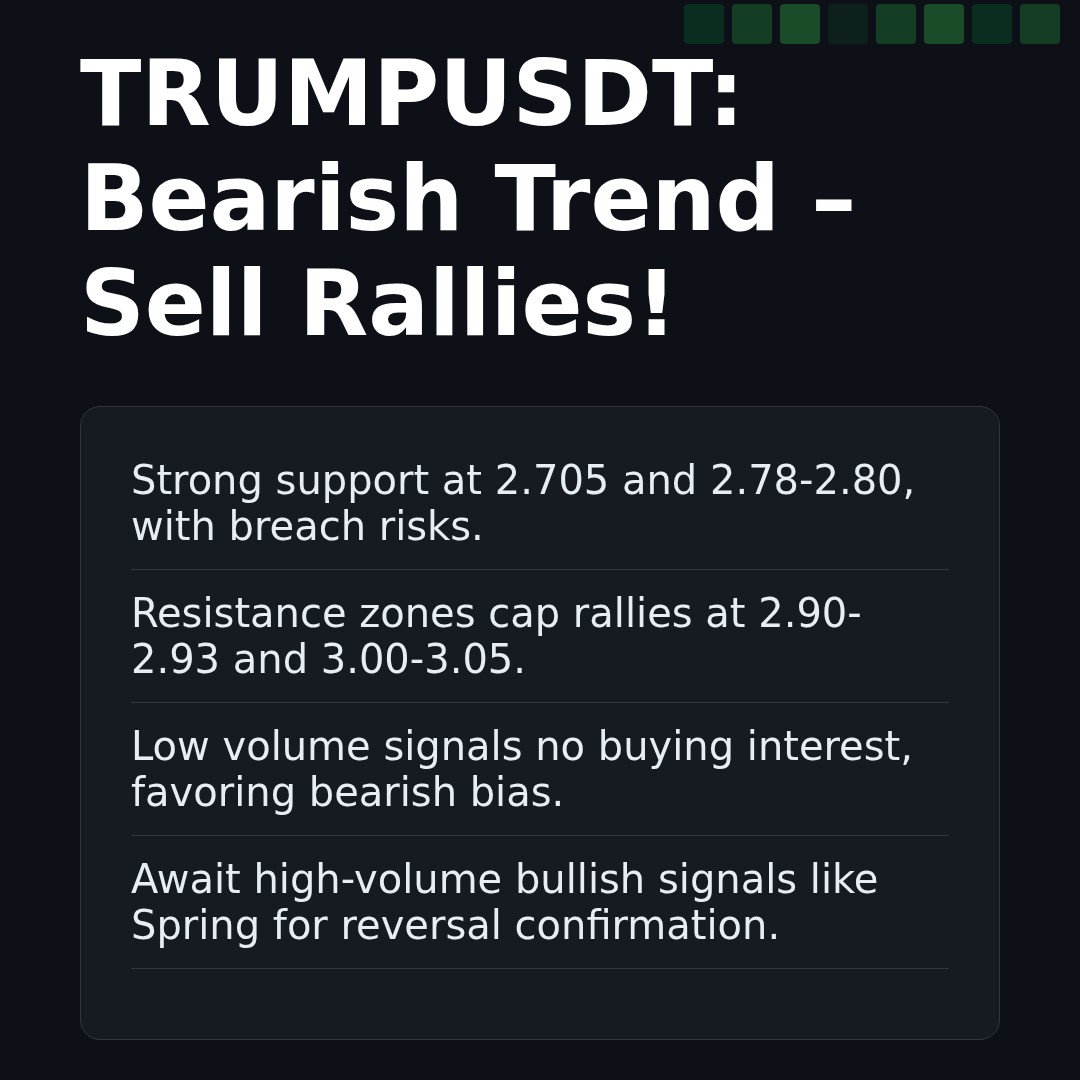 20260415 TRUMPUSDT Market Data Review Report (Based on Wyckoff Volume-Price Perspective)