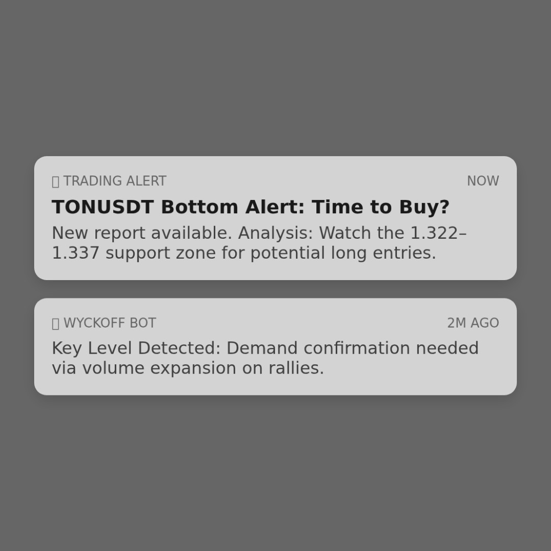 20260221 TONUSDT Market Data Review Report (Based on Wyckoff Volume-Price Perspective)