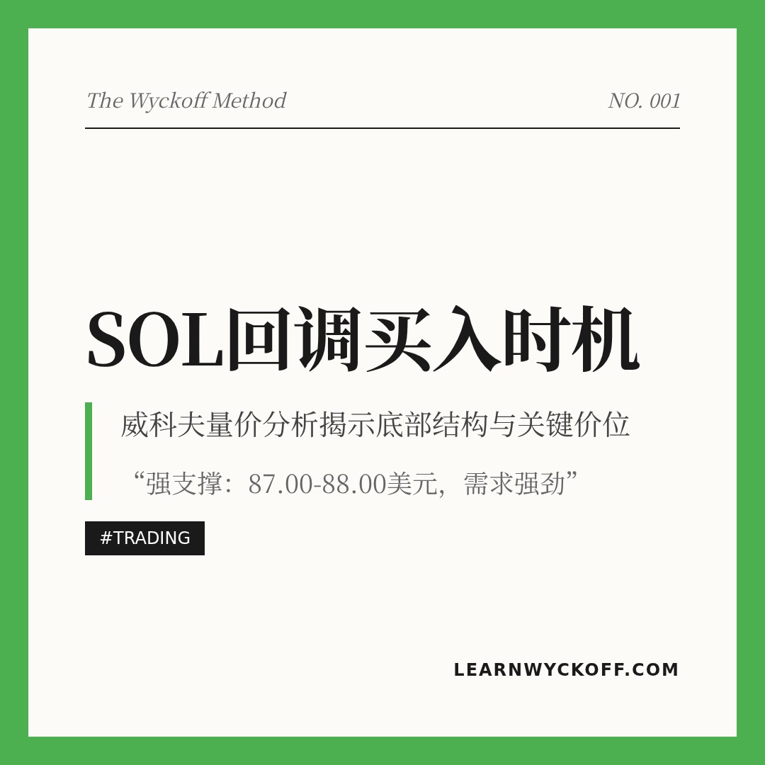 20260324 SOLUSDT 行情数据复盘报告（基于威科夫量价视角）
