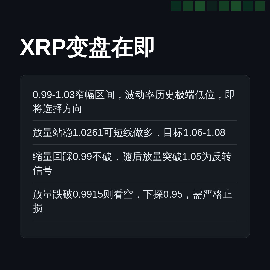 20260812 XRPUSDT 行情数据复盘报告（基于威科夫量价视角）