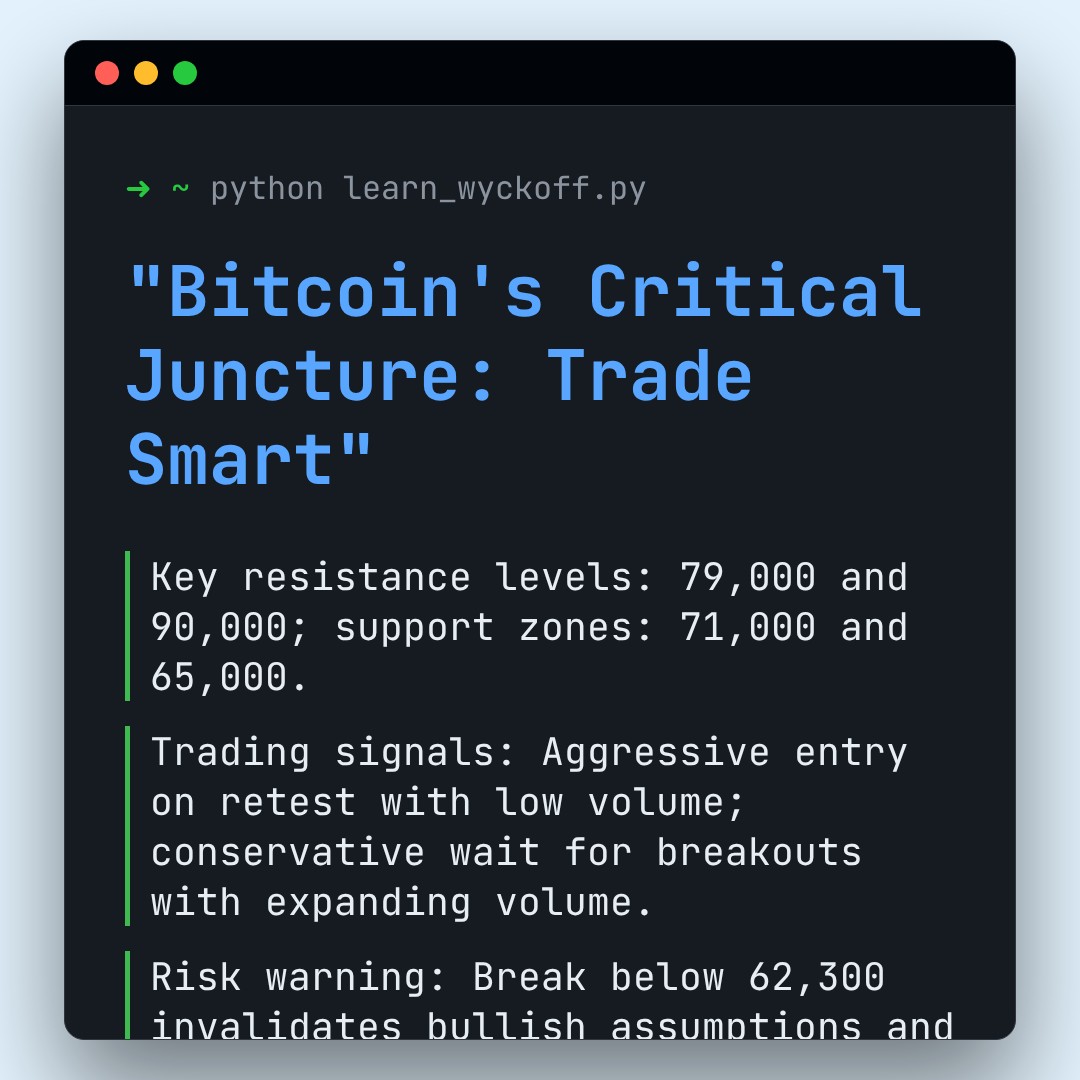 20260217 BTCUSDT Market Data Review Report (Based on Wyckoff Volume-Price Perspective)