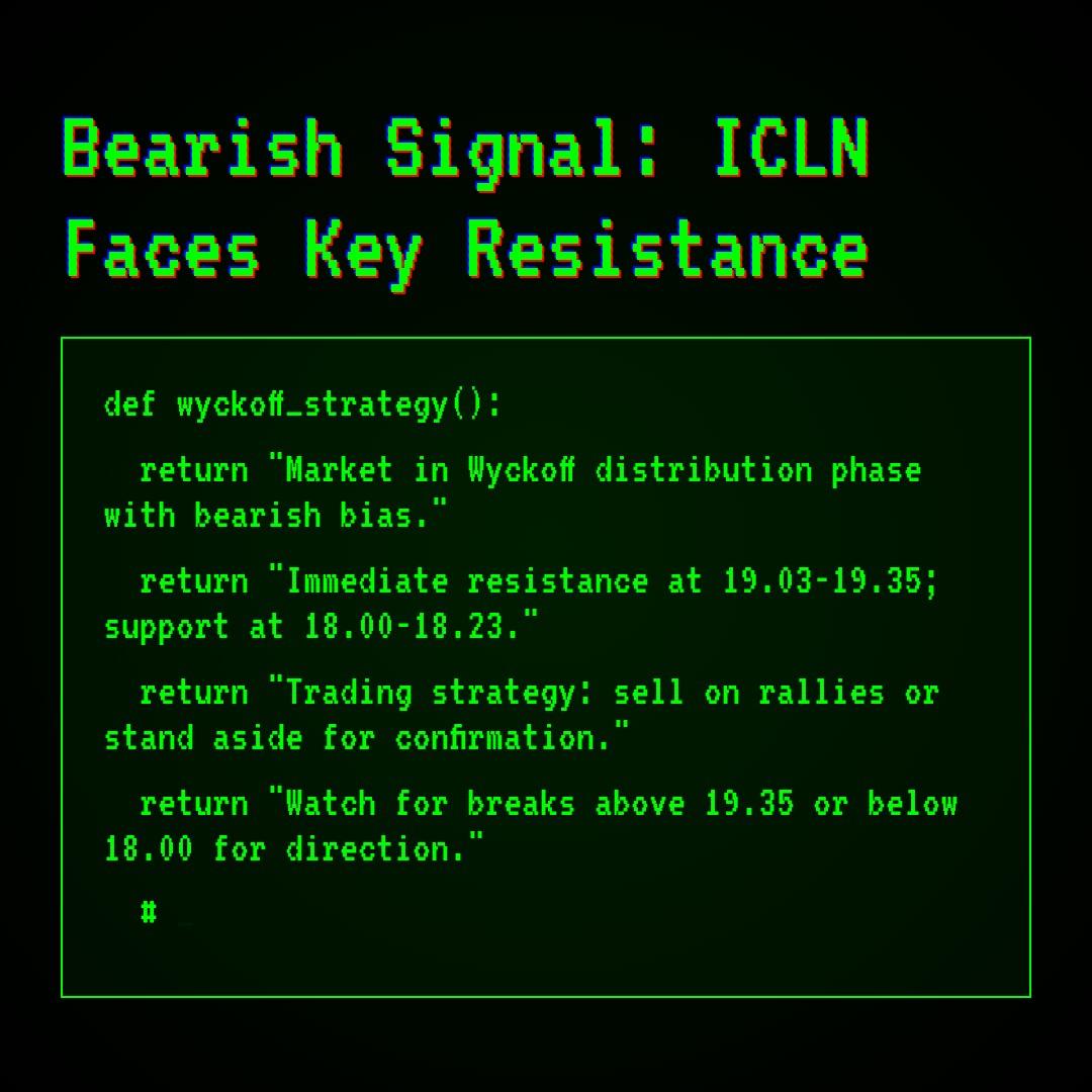 20260204 ICLN Market Data Review Report (Based on Wyckoff Volume-Price Perspective)