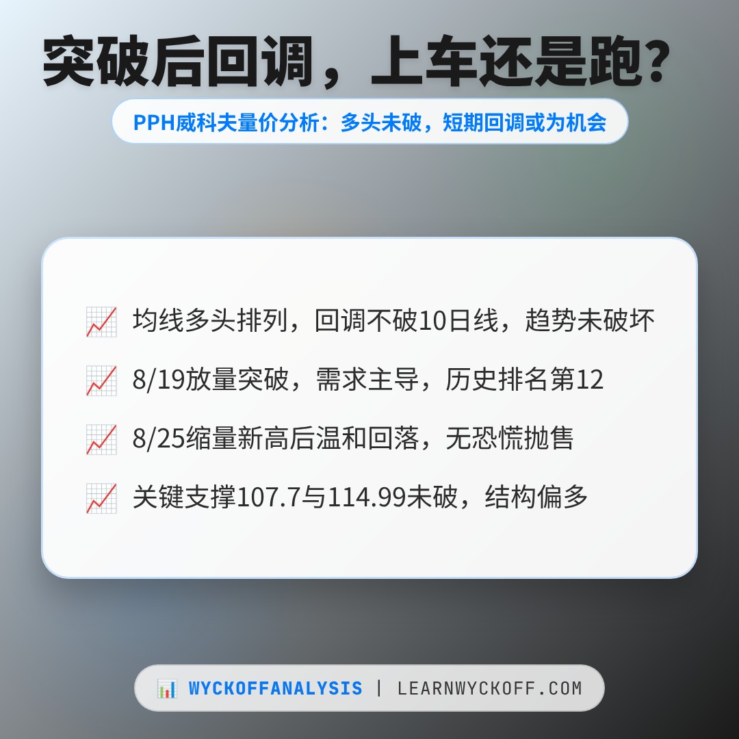 20260826 PPH 行情数据复盘报告（基于威科夫量价视角）