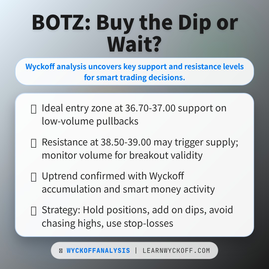 20260112 BOTZ Market Data Review Report (Based on Wyckoff Volume-Price Perspective)