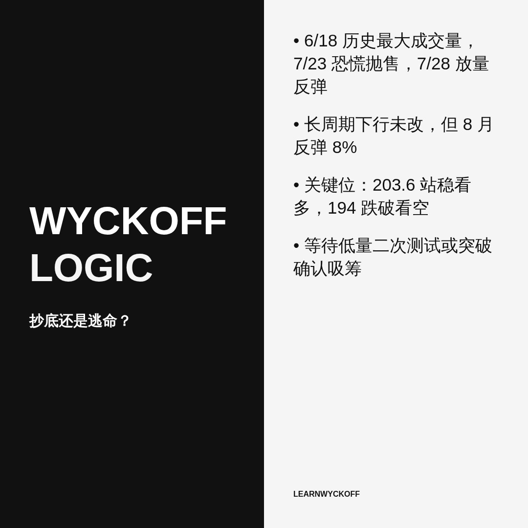 20260813 POOL 行情数据复盘报告（基于威科夫量价视角）