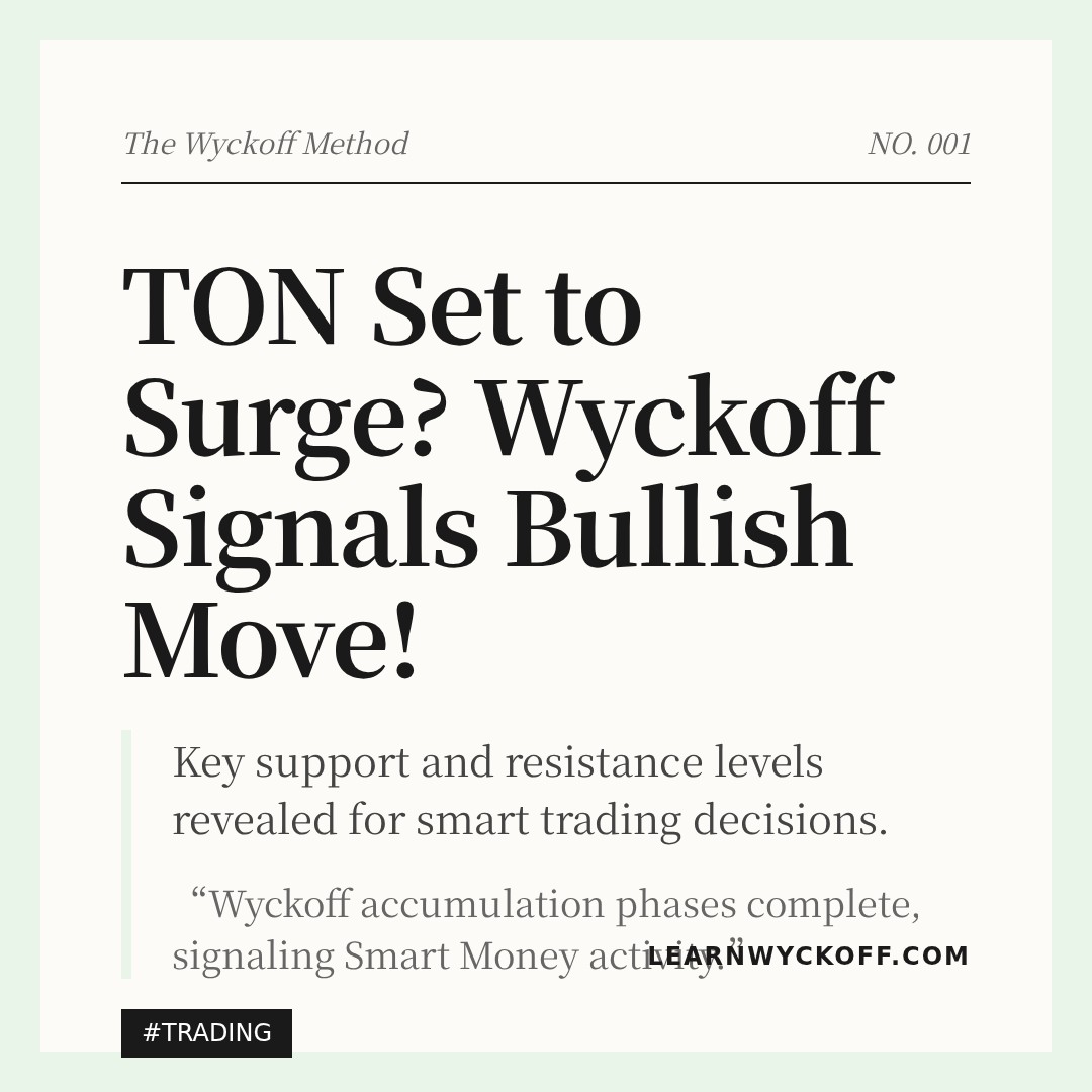 20260111 TONUSDT Market Data Review Report (Based on Wyckoff Volume-Price Perspective)