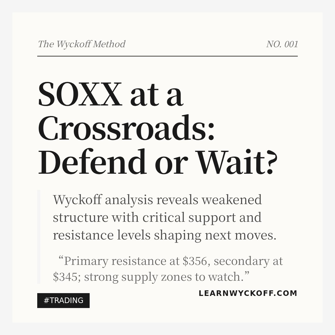 20260401 SOXX Market Data Review Report (Based on Wyckoff Volume-Price Perspective)
