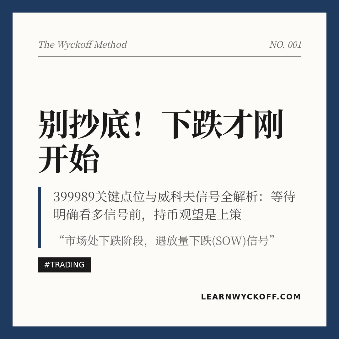 20260303 399989 行情数据复盘报告（基于威科夫量价视角）