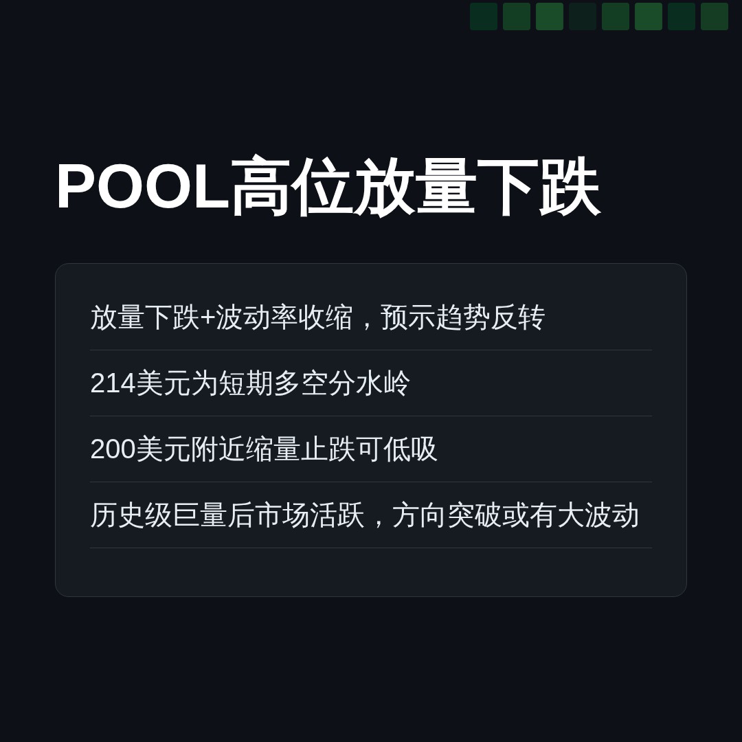 20260706 POOL 行情数据复盘报告（基于威科夫量价视角）