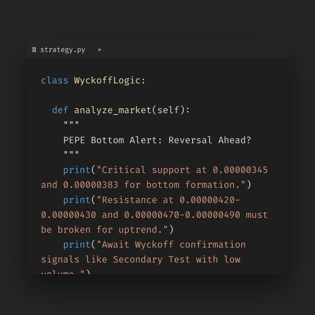 20260205 PEPEUSDT Market Data Review Report (Based on Wyckoff Volume-Price Perspective)