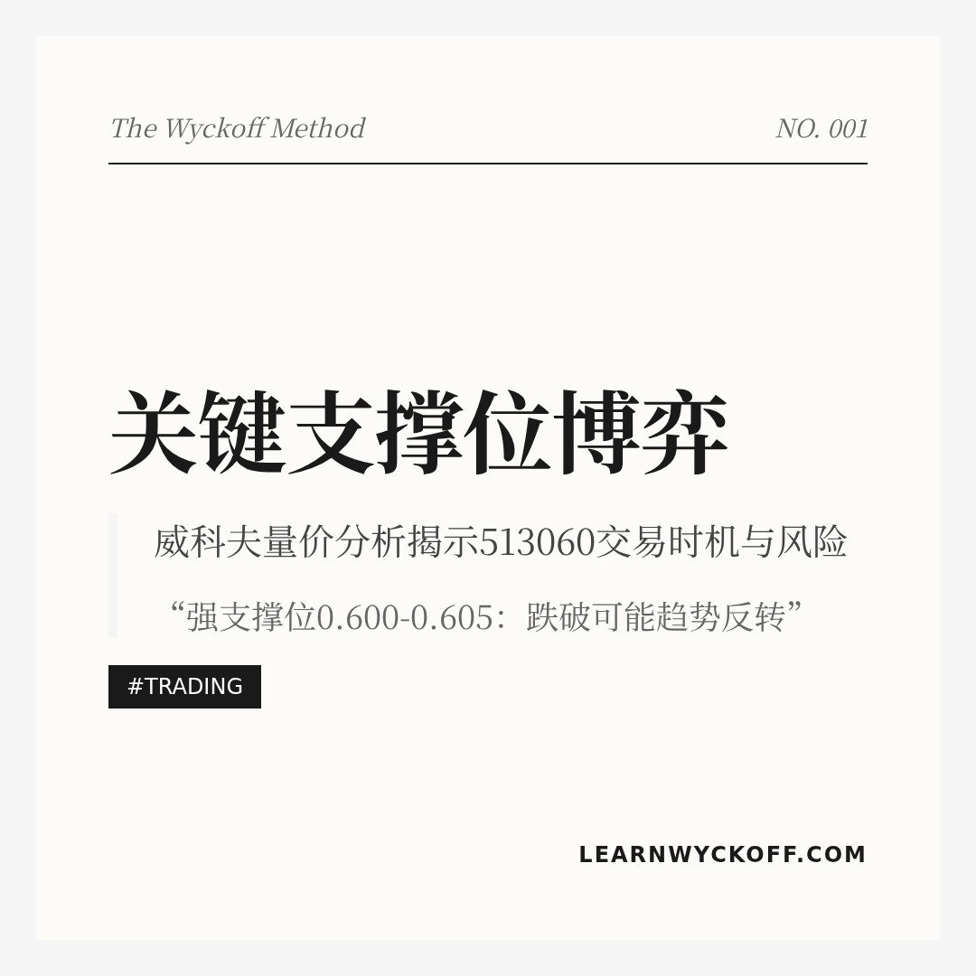 20260204 513060 行情数据复盘报告（基于威科夫量价视角）