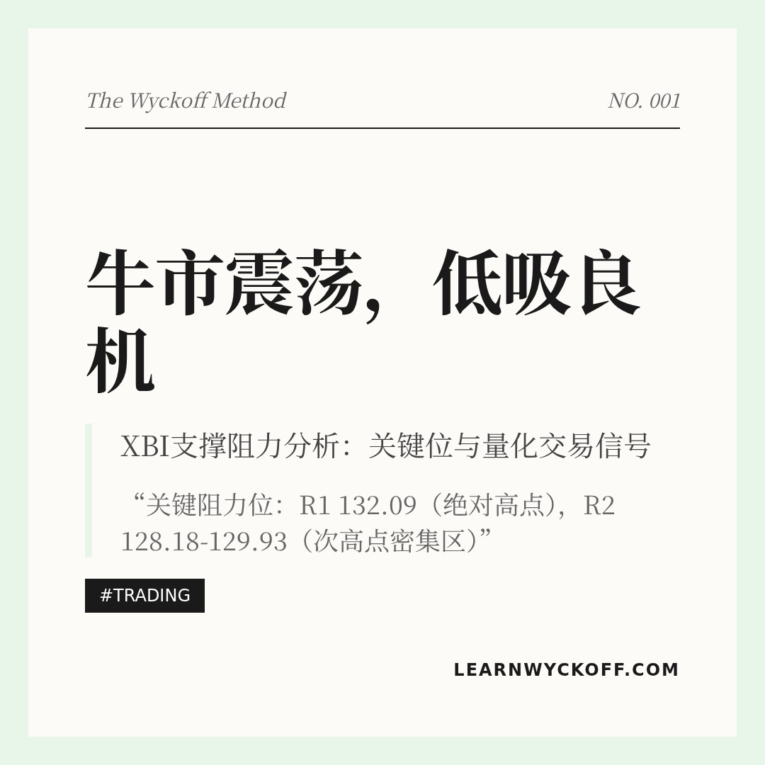 20260203 XBI 行情数据复盘报告（基于威科夫量价视角）